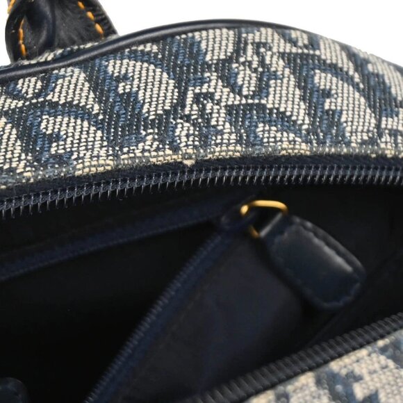 Christian Dior Navy Double Saddle Trotter Handbag 05-MA-0072 186069 - Picture 9 of 10